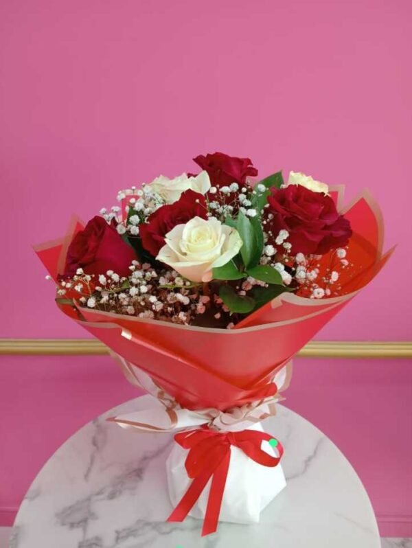 Elegance in Red and White